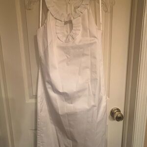 LOFT Size 2 Strapless Dress White
